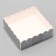 Box for cookies, silver, 9 x 9 x 3 cm