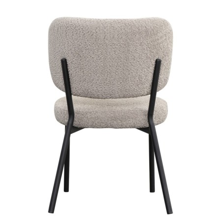 ROBBI chair, 550 × 640 × 845 mm, Builder, gray-beige color-8