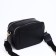 Bag Cross-Bodi with a zipper, black/white color