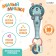 Musical toy "Cute Bear", sound, light, green color