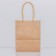 Craft bag without printing, round handle, 15 x 11 x 6 cm, 120 g