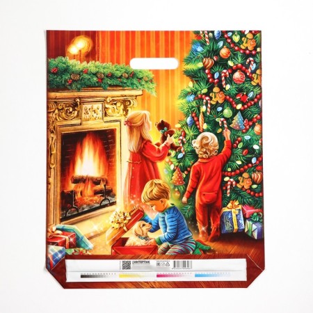 Package "holiday", plastic with a cut pen, 47x40 cm, 45 μm-1