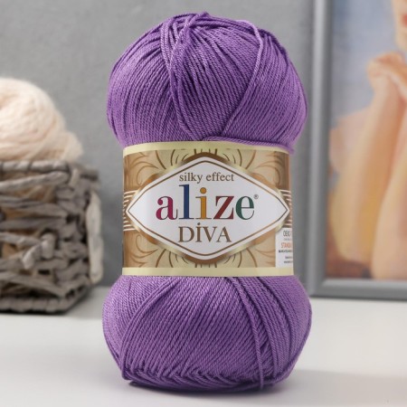 Yarn "Diva" 100% microfiber 350m/100g (622)