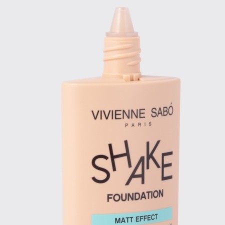 Tonal cream Vivienne Sabo Shakefoundation Matt, matting, tone 04 dark beige-17