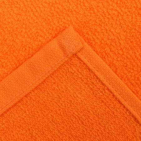 A set of terry decorative napkins Ethel "heart", 30 × 30 cm - 4 pcs, orange, 100% cotton-4