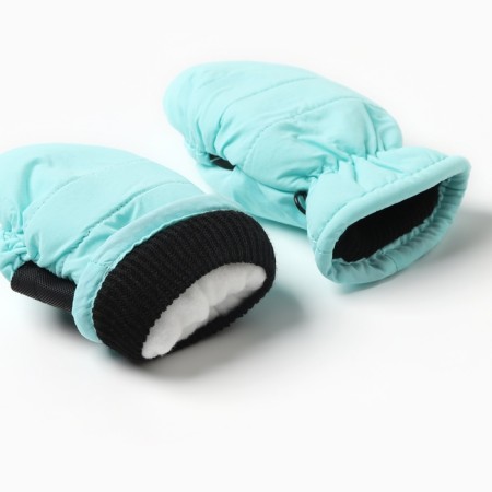 Winter children's mittens minku, Blue color, 15cm-2