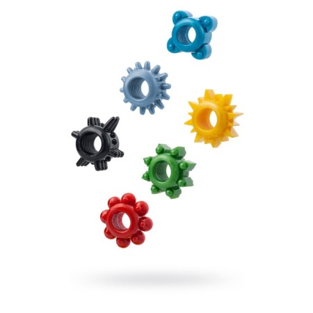 A set of erection rings Toyfa, TPE, Assorted, 6 pcs.