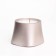 Candle "Trapezius" in the candlestick of gypsum smooth, 8x6cm, champagne