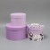 Set of hats 3 in 1, gift packaging, Lavender, 18 x 18 x 13–25 x 25 x 15 cm