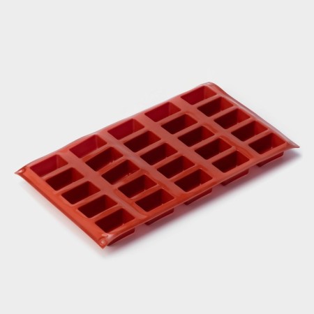 The baking uniform “Sweets. Baton”, silicone, 30 × 17 × 2 cm (4 × 2.3 × 2 cm), 25 cells, brown color-2
