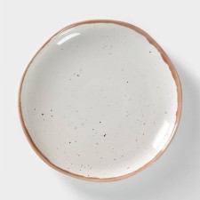 Porcelain plate Punto Bianca, D = 26.5 cm