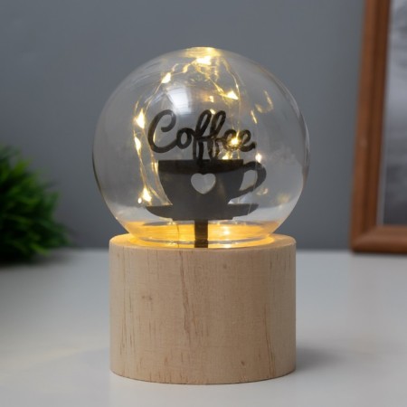 Spinker "Ball Coffee" LED 3XAG10 SHAR 8CM 6.5x6.5x11.5cm-1