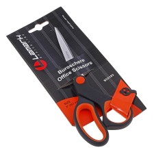 Lamark scissors 20.3 cm with plastic handles and soft inserts, orange