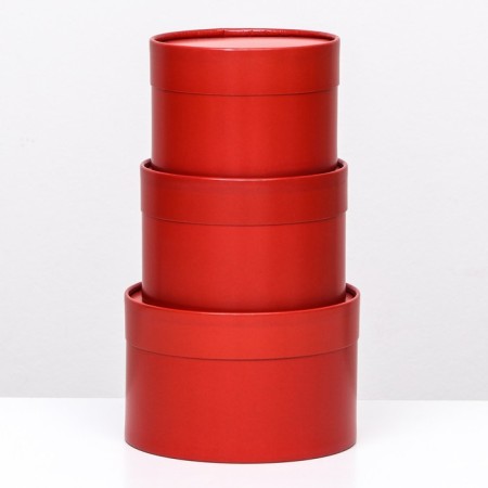 Set of hats 3 in 1, burgundy, 16 x 10.14 x 9.13 x 8.5 cm-1