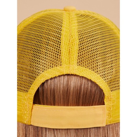 Children's cap, size 51-52, yellow color-3