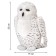 Soft toy "White Owl", 22 cm