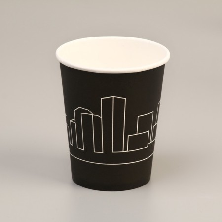 Paper Skyscrabs glass 250 ml, diameter 80 mm-1
