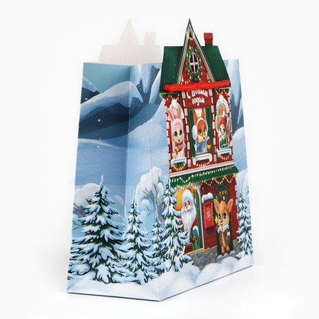 Gift Package "New Year's House", 25 x 27 x 10 cm, New Year-3