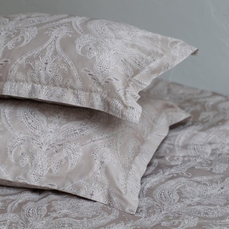 Kit “Zemo” pillowcase, size 70x70 cm, brown color, 2 pcs-1