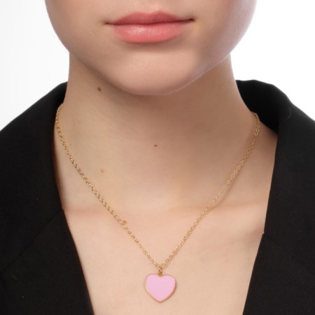 Pens "Heart" Tenderness, Pink color in gold, 40 cm-3