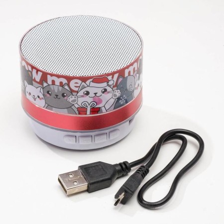Portable New Year's “kittens” column, for the New Year, Bluetooth, USB, 6.9 x 6.9 x 5.2 cm-2