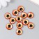 Decor (cabochon) for creativity glass "Eye flash" d = 1.2 cm