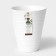 Kashpo for flowers with an insert "Valencia", 2.8 liters, white color