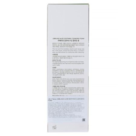 Washing foam soothing with an extract of aloe Lebelage-1