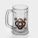 New Year's glass mug for beer "Golden Snakes", 500 ml, mix