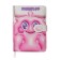 Gift notebook, A6, 100 sheets, color block, with a curly knife, PVC cover, Monster, Mix