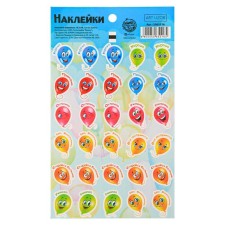 Paper stickers of the grade 