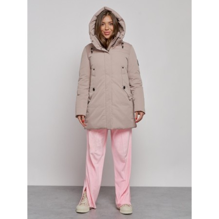 Winter jacket, size 42, brown color-4
