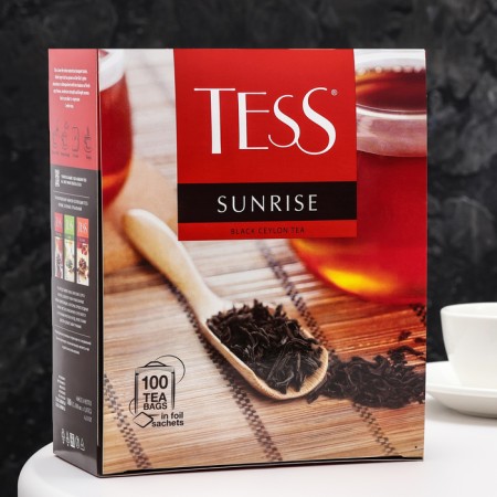 Tea Tess Sunrise Black Tea, 100 PAK*1.8 gr.
