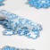 Stickers on the windows "New Year" snowflakes, 41 x 29 cm