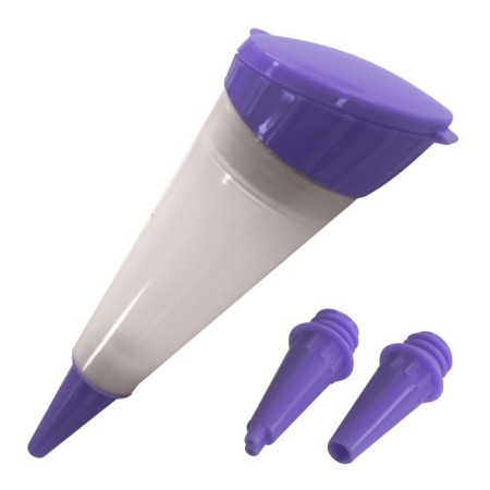 Decorator for cream 3 nozzles color mix-4
