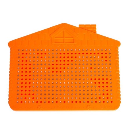 The training tablet "Magnetic drawing", orange color, 375 holes-1