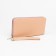 Women's wallet with a zipper, with a pen, beige color