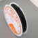 Silicone thread 0.8 mm, 5 m, black