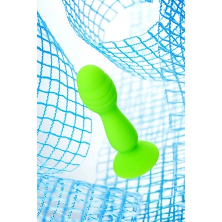 Anal plug A-Toys by Toyfa Terg, silicone, green, 10 cm-10