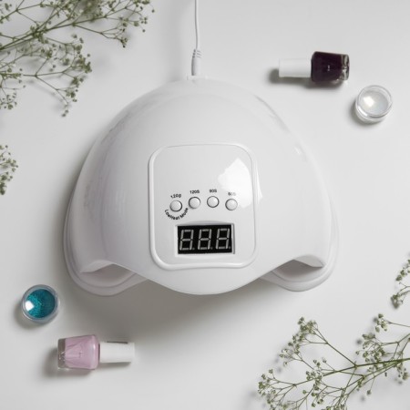 Luazon Luf-01, UV/LED, 48 W, 24 diode, Timer 60/90/120 C, USB, White.