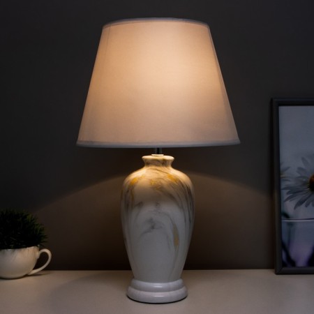 Table lamp "Ilmrammore" 1he27 40W Beige 25x25x42 cm Risalux-2