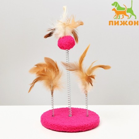 Teaser on the basis of "carnival", 15 cm, brown/pink