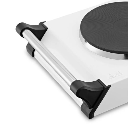 Electric tile KitFort KT-183, 1000 watts, 1 burner, gray-black-3