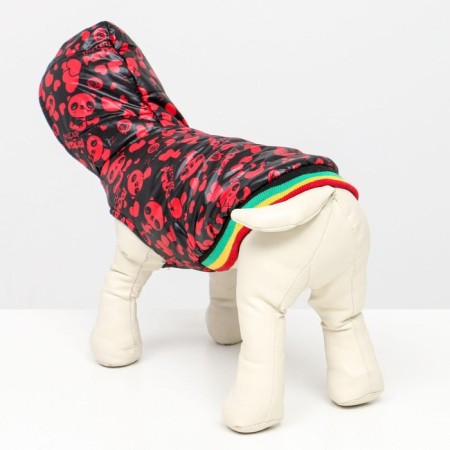 Jacket for dogs "spot", size 2 (DS 23, Osh 26, OG 33 cm), red-2