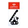 Opening limiter 4 positional, brown