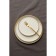 Serving porcelain dish with a magistro poursephona side, d = 25.5 cm, beige color