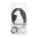 Cable-power cable Cablexpert PC-189-VDE, C13-C14, 10 A, 1.8 m, with grounding, black