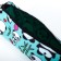 Cosmetic bag with lightning, blue color