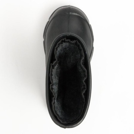 Boots for children insulated, black color, size 34-35-3