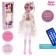 Interactive hinge doll "Olya" in a dress, with a remote control
